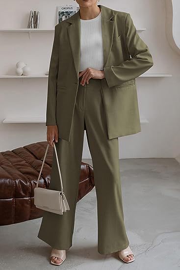 Pants and blazer set