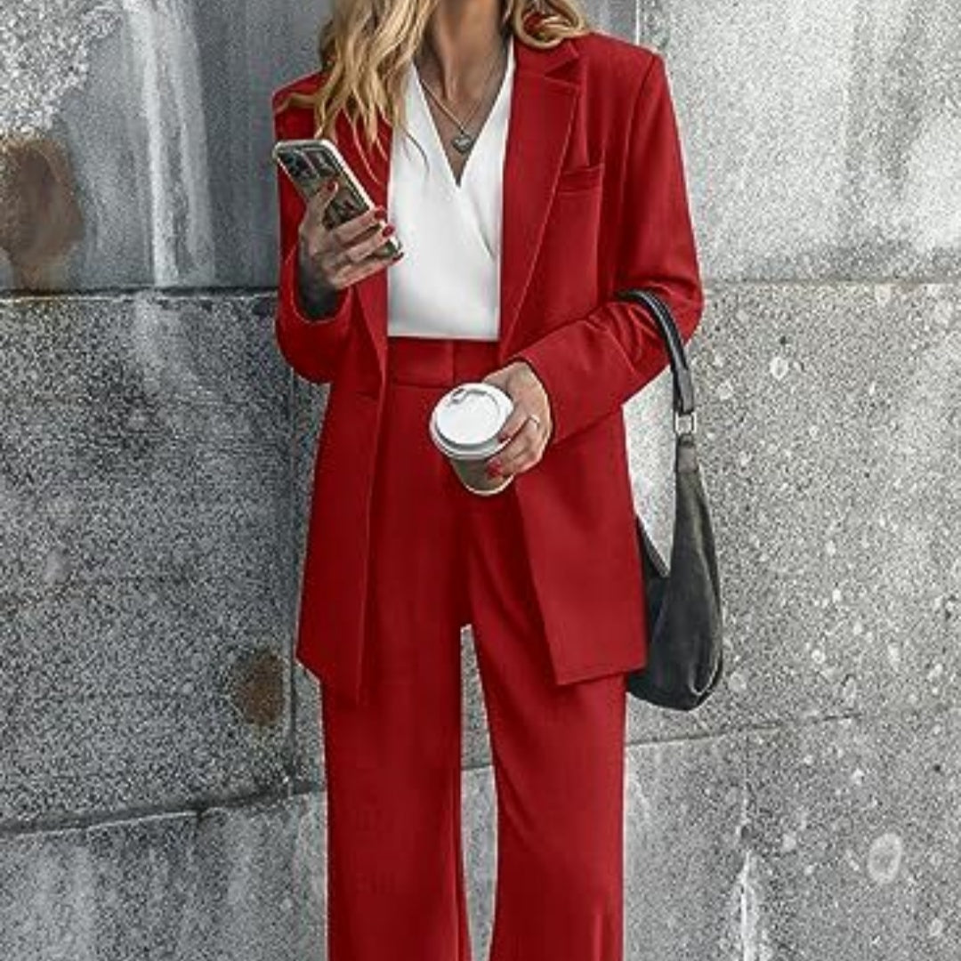 Pants and blazer set