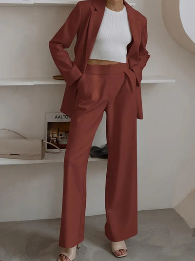 Pants and blazer set