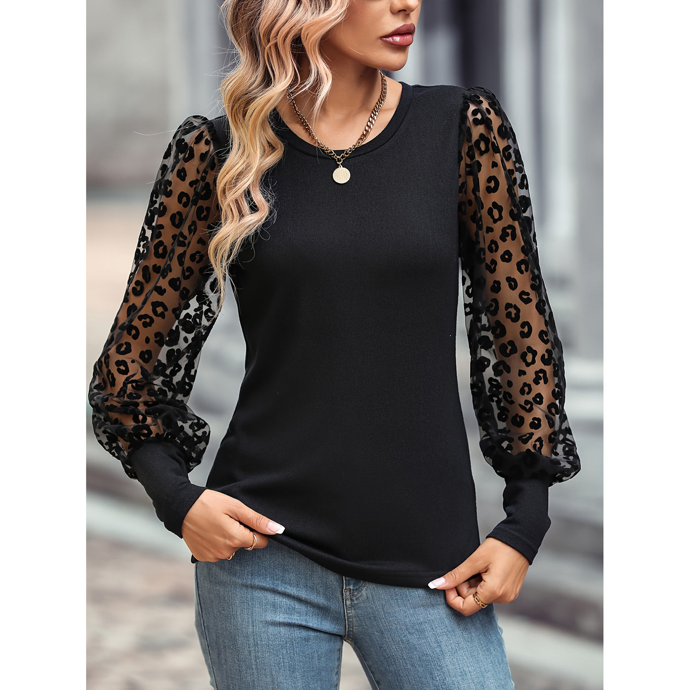 Long sleeve blouse