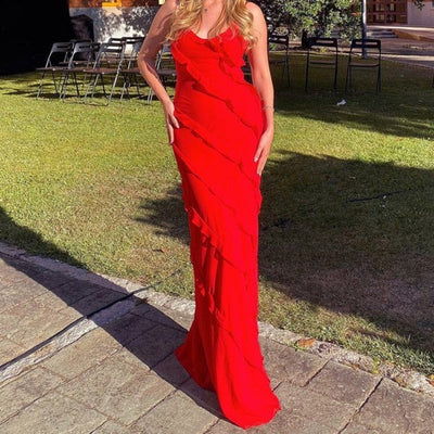 Dress with slit on the side